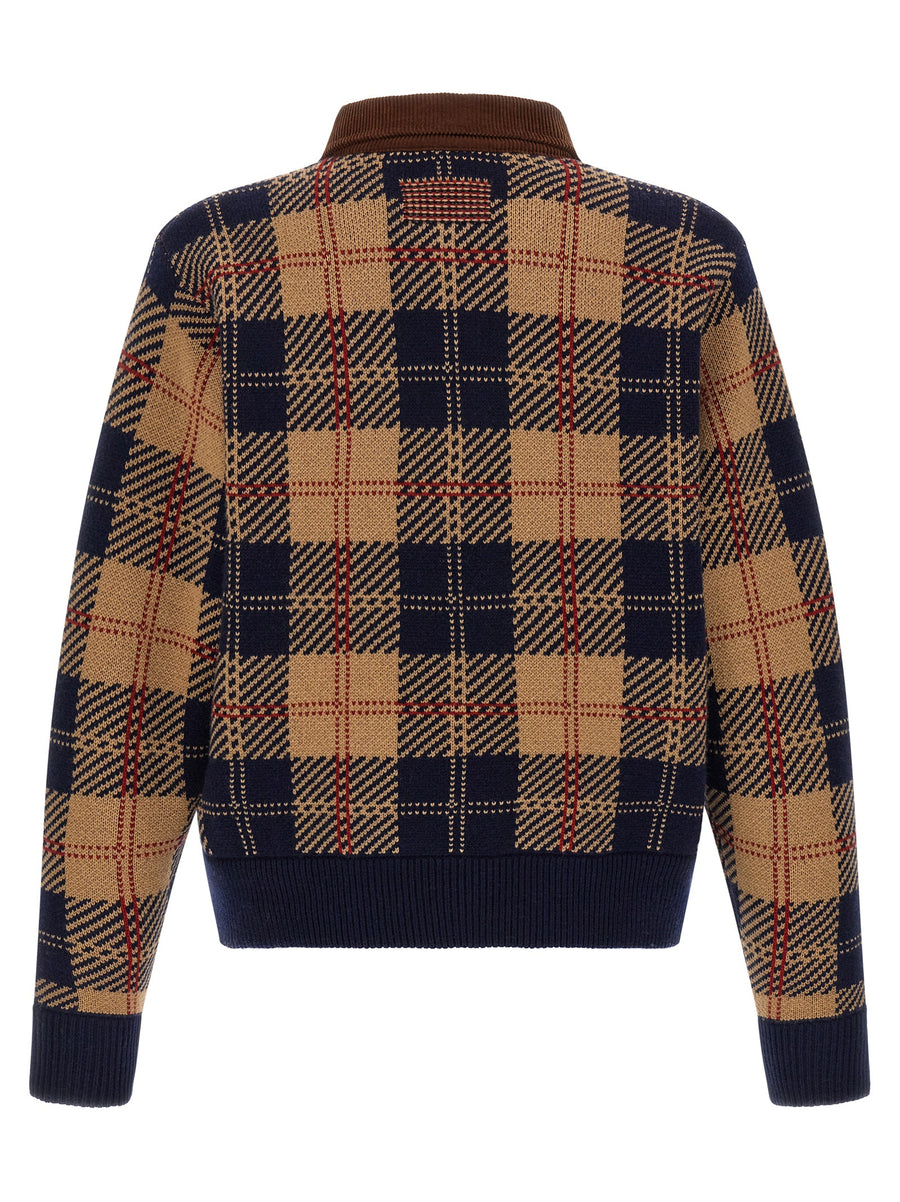 Guest in Residence Multicolor Wool Bomber Jacket