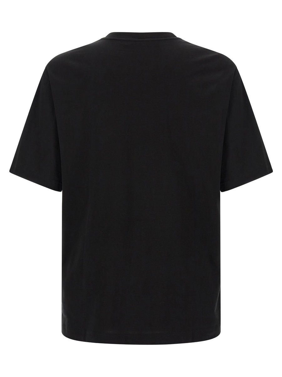 Dolce & Gabbana Black Cotton T-Shirt