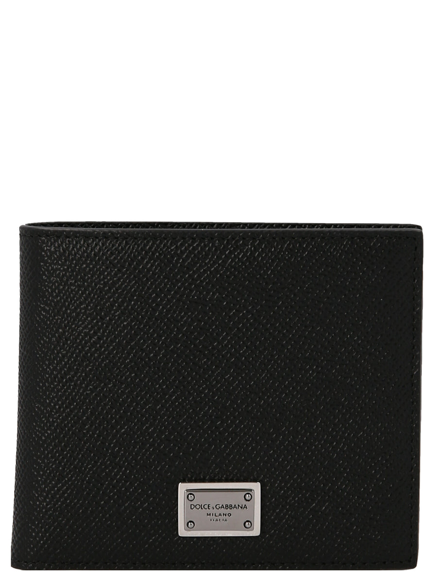 Dolce & Gabbana Black Calfskin Wallet