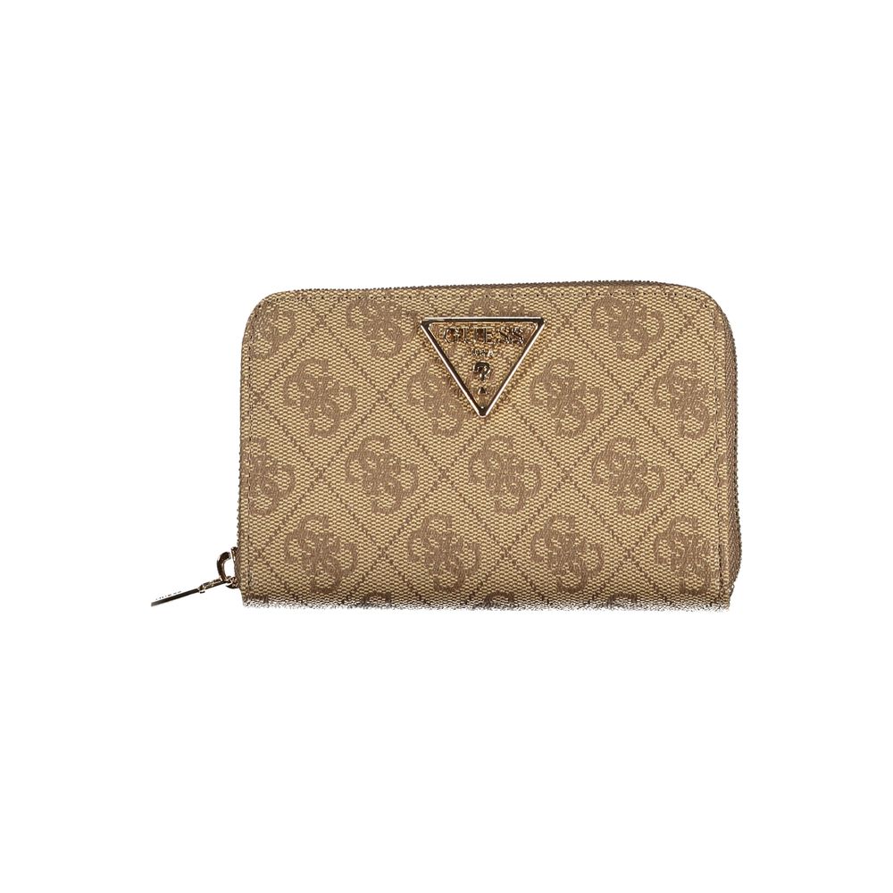 Guess Jeans Beige Polyurethane Women's Wallet