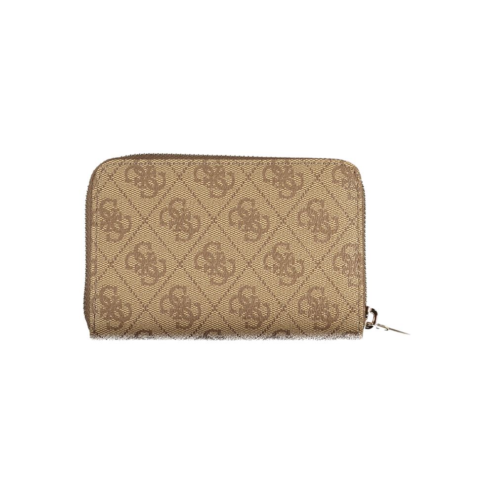 Guess Jeans Beige Polyurethane Women's Wallet