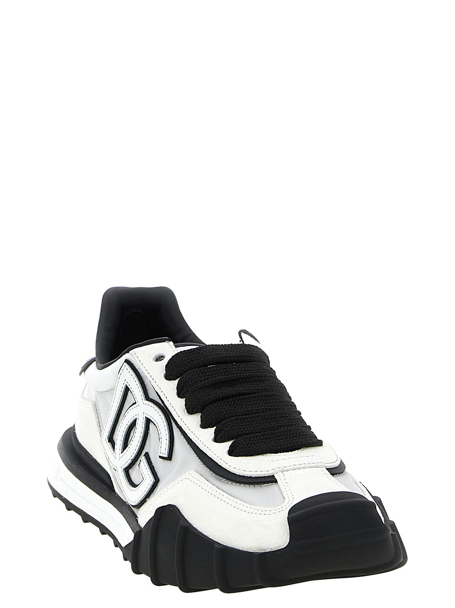 Dolce & Gabbana Two-Tone Athletic-Style Polyamide Sneakers