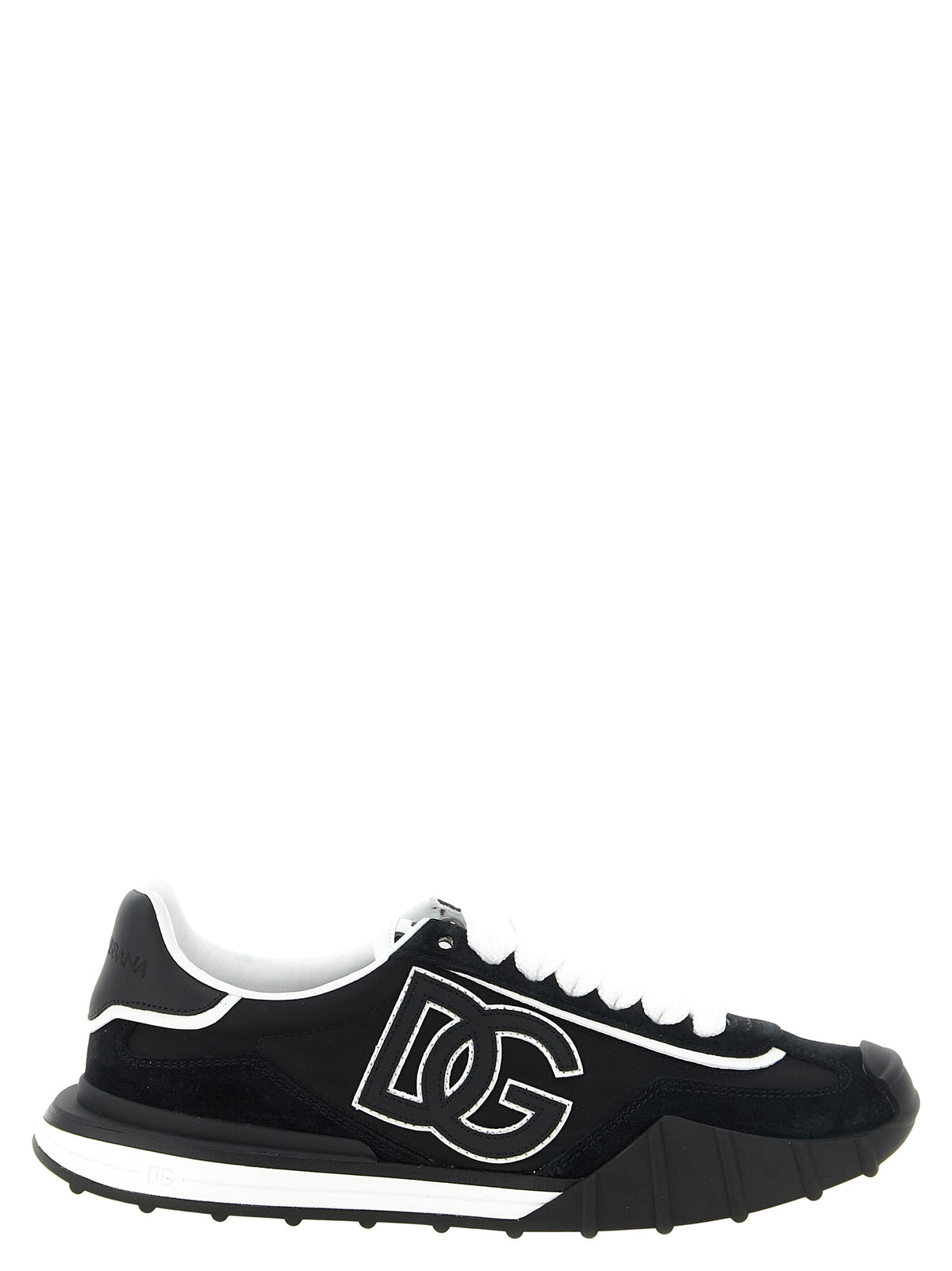 Dolce & Gabbana Schwarze Polyamid-Sneaker für Sport
