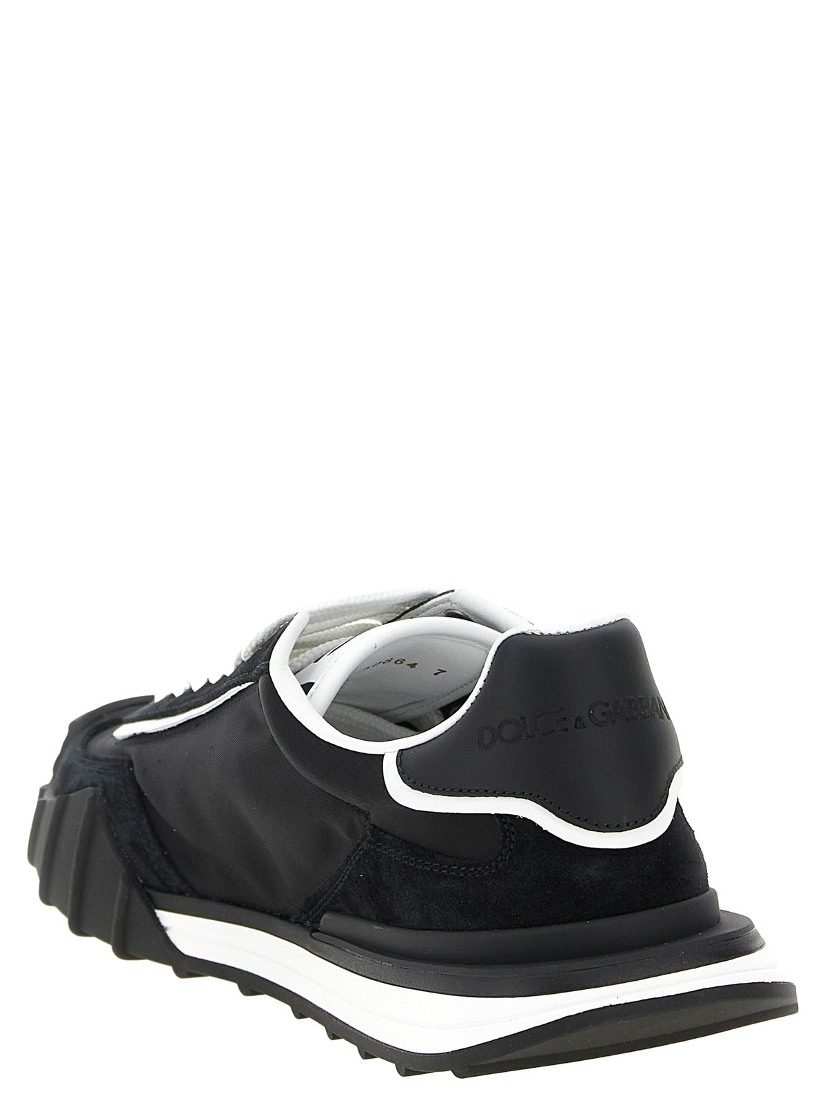 Dolce & Gabbana Schwarze Polyamid-Sneaker für Sport