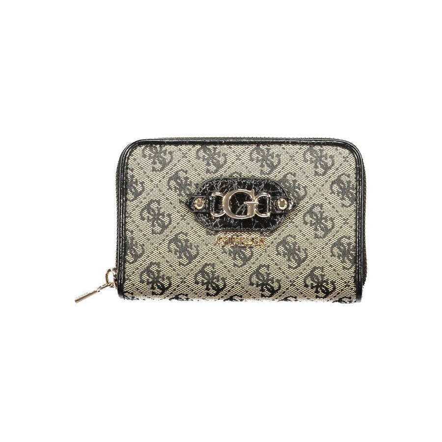 Guess Jeans Black Polyester Wallet