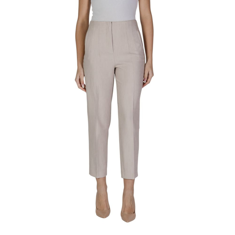Only Beige Trousers Made From Recycled Polyester