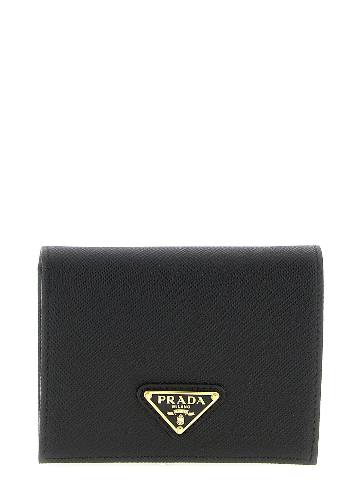 Prada Black Calf Leather Card Holder