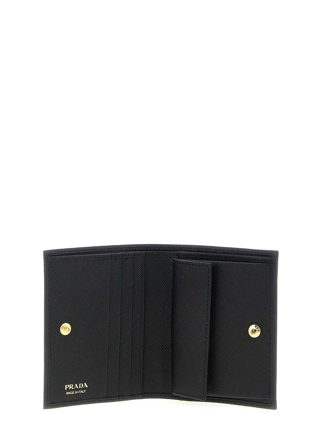 Prada Black Calf Leather Card Holder