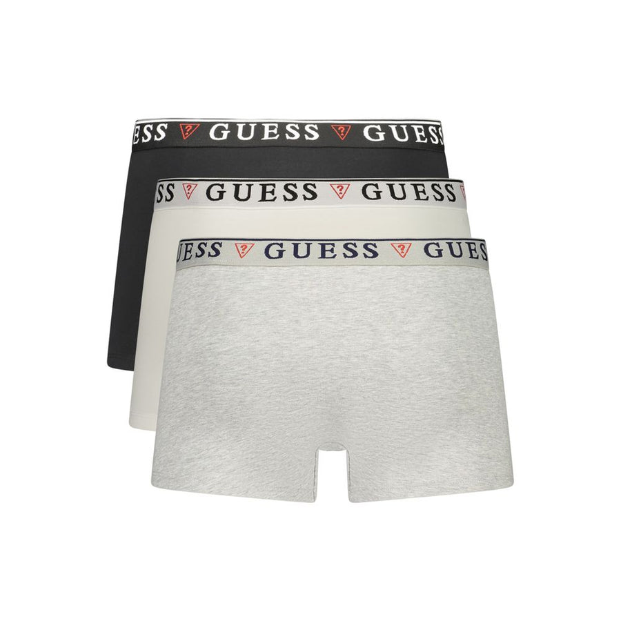 Guess Jeans Graue Baumwoll-Boxershorts für Herren