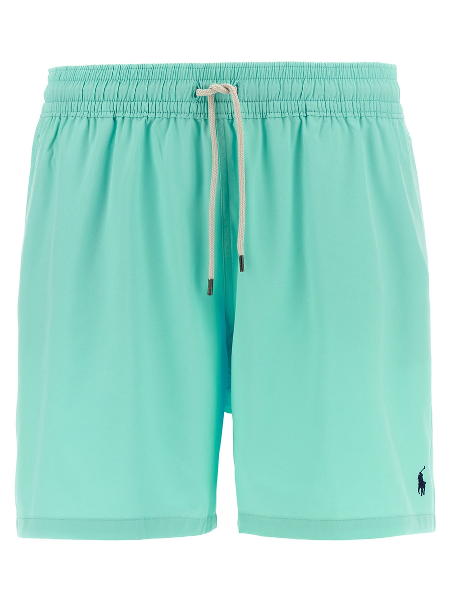 Polo Ralph Lauren Blaue Shorts aus Polyester