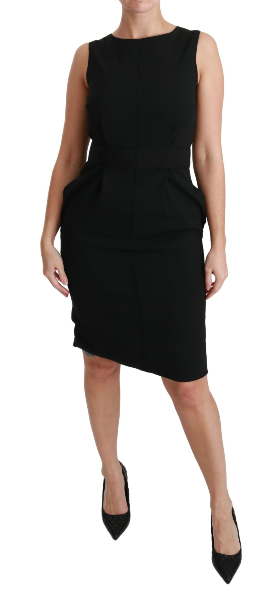 Dolce & Gabbana Schwarzes Etuikleid aus Stretch für den Ball