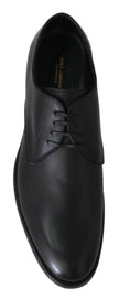 Dolce & Gabbana Schwarze SARTORIA Handgefertigte Lederschuhe