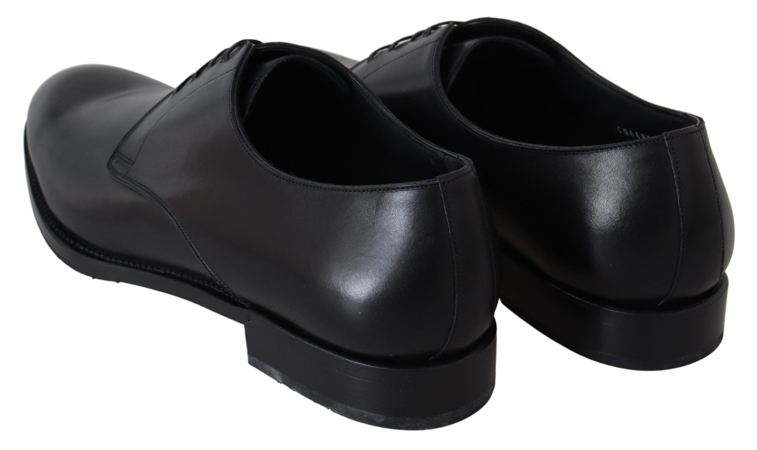 Dolce & Gabbana Schwarze SARTORIA Handgefertigte Lederschuhe