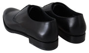 Dolce & Gabbana Schwarze SARTORIA Handgefertigte Lederschuhe