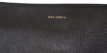 Dolce & Gabbana Schwarze Exotenleder Schultertasche Alta Sartoria