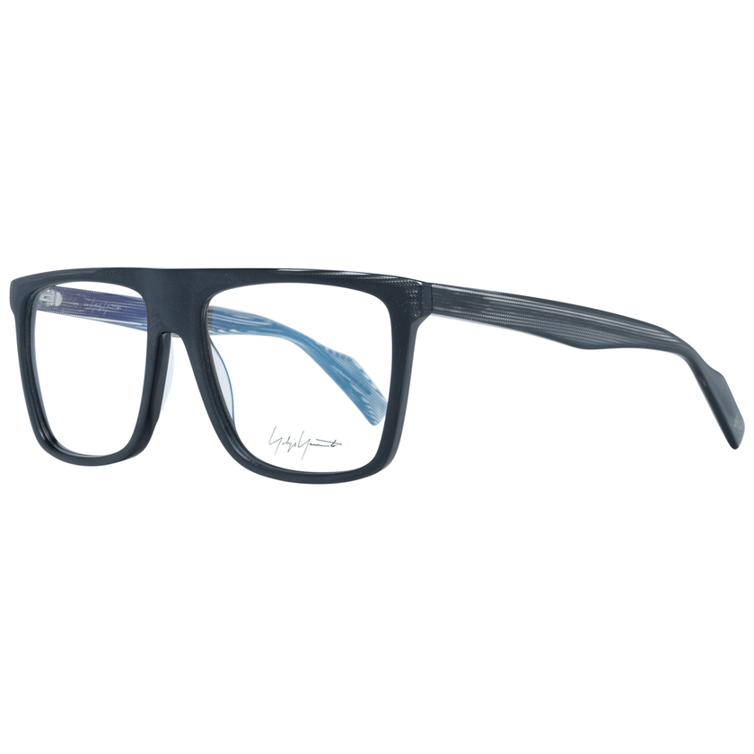 Yohji Yamamoto Schwarze Kunststoffbrille (Fassung)