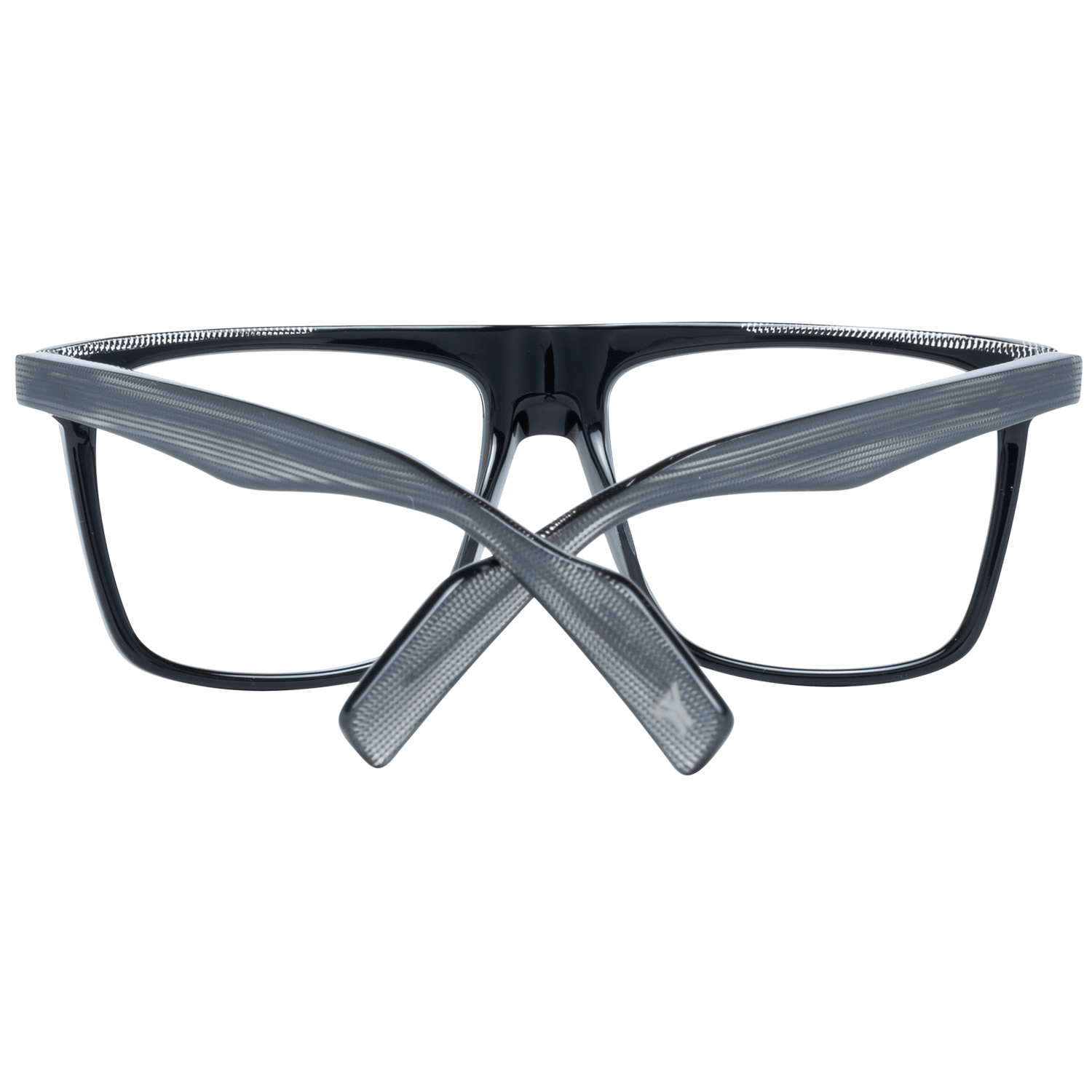 Yohji Yamamoto Schwarze Kunststoffbrille (Fassung)
