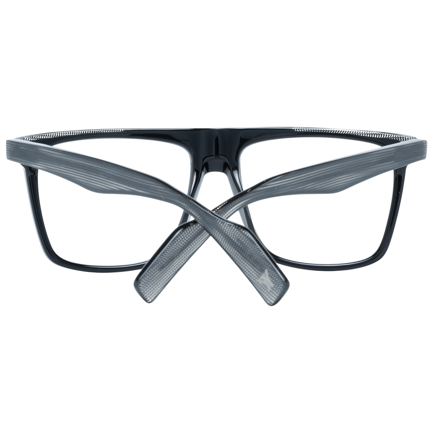 Yohji Yamamoto Schwarze Kunststoffbrille (Fassung)