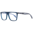 Yohji Yamamoto Blaue Kunststoffbrille (Fassung)