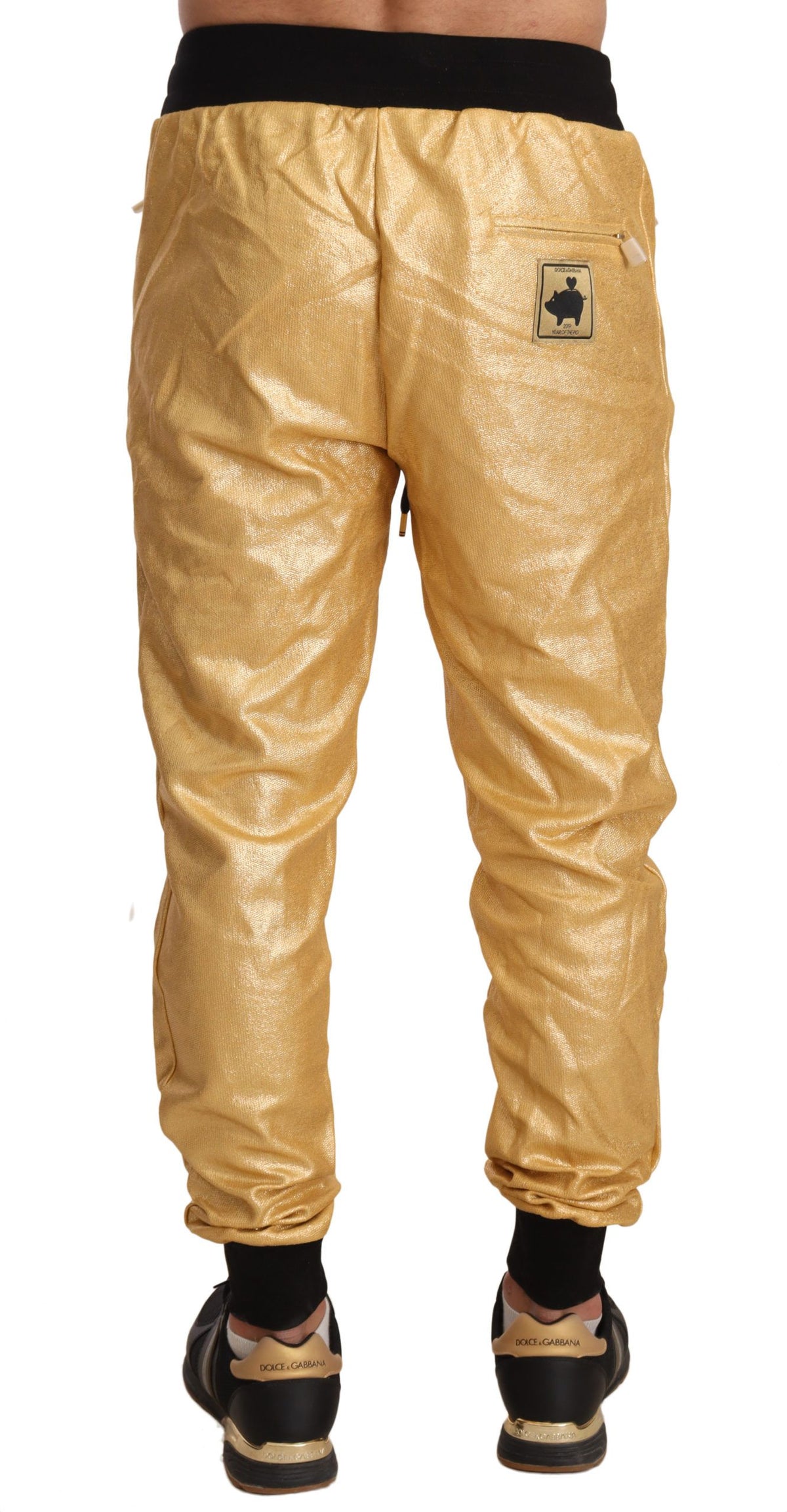Dolce & Gabbana Year of the Golden Pig Cotton Trousers
