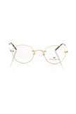 Frankie Morello goldene Metallbrille für Herren im italienischen Design