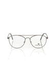 Frankie Morello graue Metall-Aviator-Brille für Herren mit elegantem Design aus Italien