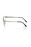 Frankie Morello silbermetallische Pilotenbrille unisex eleganter Metallrahmen
