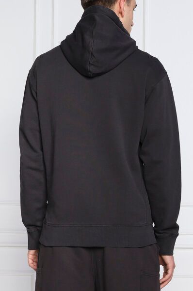 Hugo Boss Elegant Dark Blue Cotton Hoodie