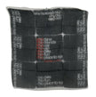 Costume National Dark Grey Wool Foulard Scarf with Branding