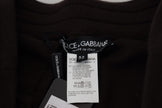 Dolce & Gabbana Braune Kaschmirhosen mit Kordelzug am Hosenboden