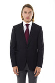 Uominitaliani Schwarzer Wollblazer für Herren