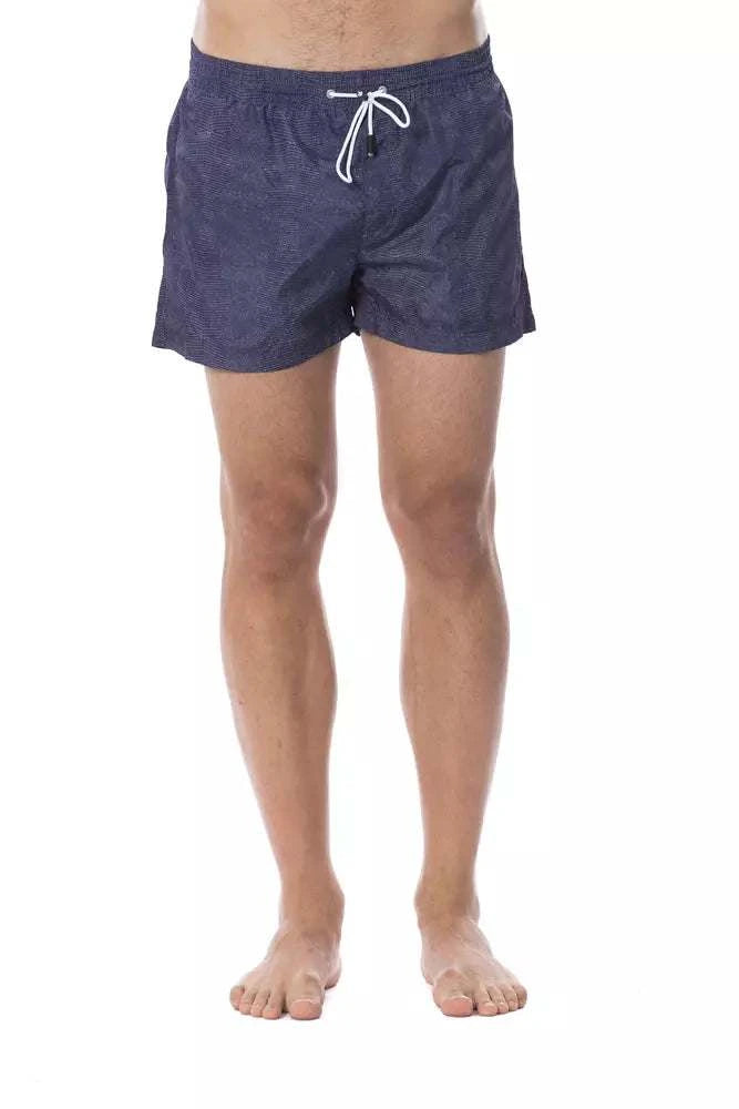 Roberto Cavalli Sport Blue Polyester Swimwear