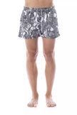Roberto Cavalli Sport Men's Black Polyester Swim Trunks