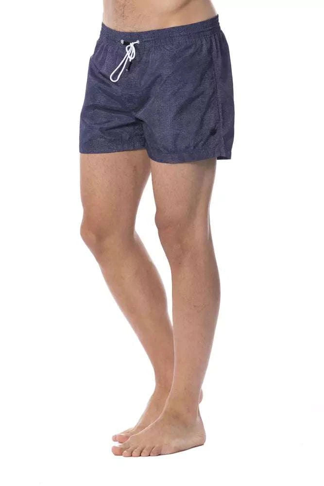 Roberto Cavalli Sport Blue Polyester Swimwear