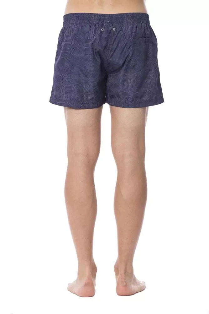 Roberto Cavalli Sport Blue Polyester Swimwear