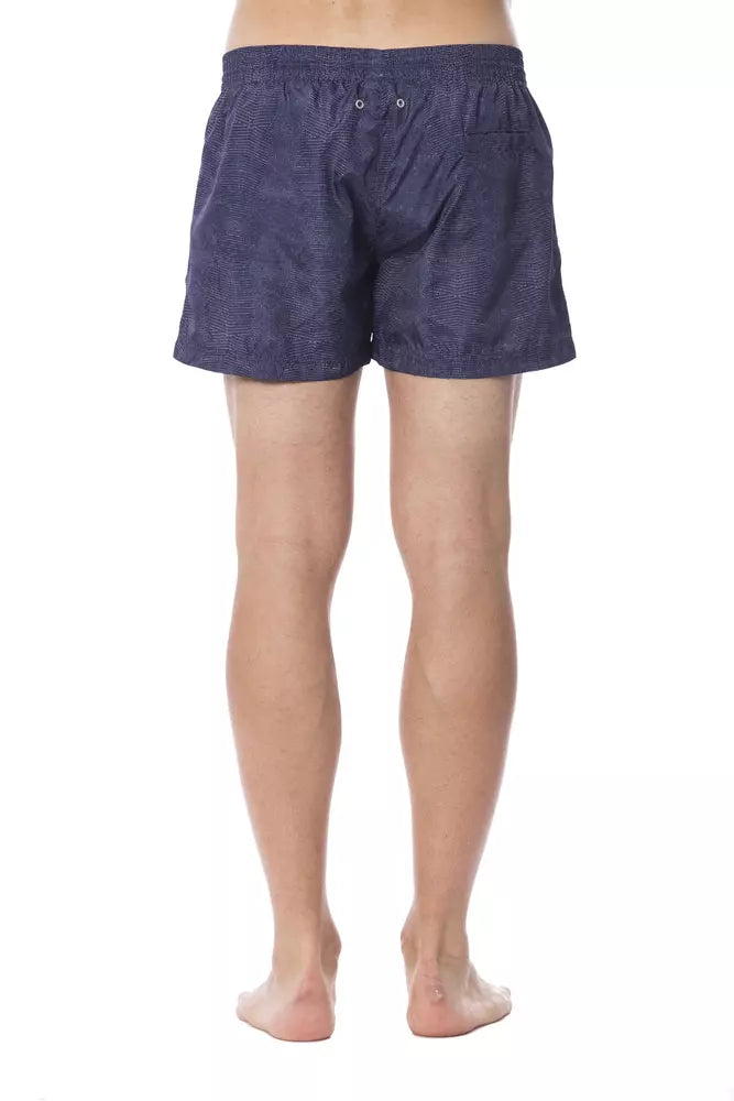 Roberto Cavalli Sport Blue Polyester Swimwear