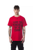 Nicolo Tonetto Rotes Baumwoll-T-Shirt für Herren