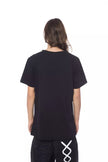 Nicolo Tonetto Herren-T-Shirt aus schwarzer Baumwolle