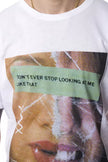 Nicolo Tonetto Herren-T-Shirt aus weißer Baumwolle