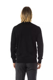 Uominitaliani Schwarzer Herrenpullover aus Merinowolle