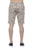 Beigefarbene PT Torino Baumwoll-Bermuda-Shorts für Herren mit Taschen und Reißverschluss
