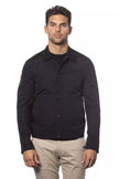 Verri Schwarze Baumwoll-Bomberjacke für Herren