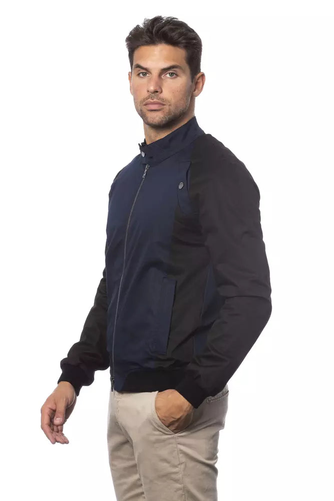 Verri Herren-Baumwoll-Bomberjacke in Blau