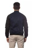 Verri Herren-Baumwoll-Bomberjacke in Blau