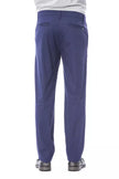 Verri Blaue Baumwoll-Chino für Herren