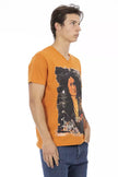 Trussardi Action Oranges Baumwoll-T-Shirt für Herren