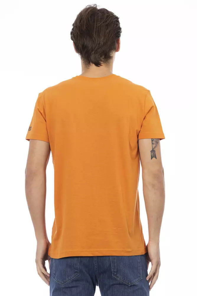 Trussardi Action Oranges Baumwoll-T-Shirt für Herren