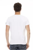 Trussardi Action Herren T-Shirt aus weißer Baumwolle
