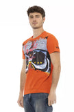 Trussardi Action Oranges Baumwoll-T-Shirt für Herren