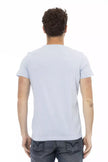 Trussardi Action Light Blue Polyester T-Shirt